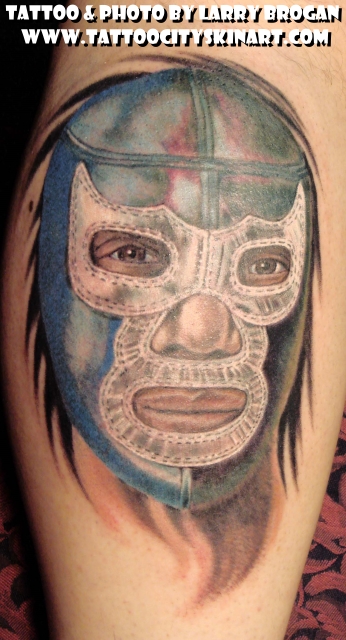 Tattoos - Lucha libre The Blue Demon - 22573